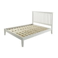 thumbnail image 3 of Mission Style King Size Platform Bed - White Finish, 3 of 5