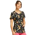 thumbnail image 4 of Tooniforms Women Scrubs Top V-Neck Print TF686, 4 of 7