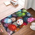thumbnail image 4 of Pofeuu Easter Egg Print Flannel Doormats Rug16"x24"Rug Washable Doormats Indoor Outdoor Rugs for Layered Front Door Mats, Porch, Kitchen, Entryway, 4 of 7