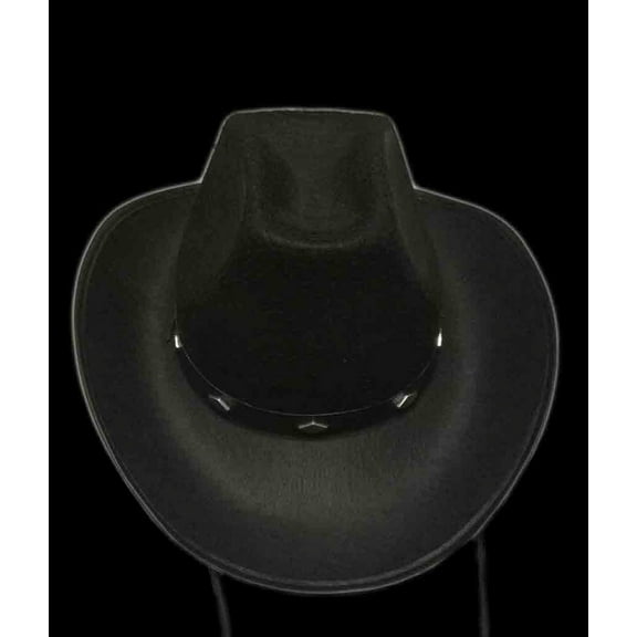 Fun Central Black Felt Studded Cowboy Hat, Western Cowboy Hat for Men, Felt Cowboy Hats for Kids