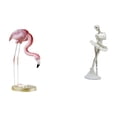 thumbnail image 1 of Estatua de resina de bailarina de flamenco, escultura de arte moderno, figura de niña bailando con forma de pájaro, decoración para el hogar (chimenea, 1 of 8