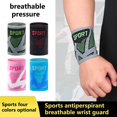 thumbnail image 5 of AMERTEER Attelle de Poignet 1 Pce Absorption de la Sueur Résistante aux Impacts Confortable pour Gym Entraînement Physique, 5 of 5