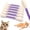 Purple, variant on Giant Q Tip Cat Toy, Cotton Swabs Cat Toys with Catnip, 6 Pk Interactive Felt Kitty Kicker Toy Sticks, Big Kitten Chew Dental Teething, Set of 6 Soft Plush Kicker Toys