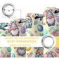 thumbnail image 4 of Easter Gnomes Eggs Blackout Curtains for Bedroom, Bunny Ears Spring Flowers Country Yellow Thermal Insulated Kitchen Drapes with Grommets, Light Blocking Window Treatment, 2 Panels 52" x 90", 4 of 7
