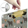 thumbnail image 3 of Coolnut Letter Size Clipboard Farm Animals Pattern Clipboards for A4 Paper Clip Hardboard with Low Profile Metal for Office School 12.5" x 9" Gifts, 3 of 4