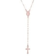 thumbnail image 2 of AYYUFE Women Cross Virgin Mary Oval Lariat Y Necklace Religious, 2 of 7
