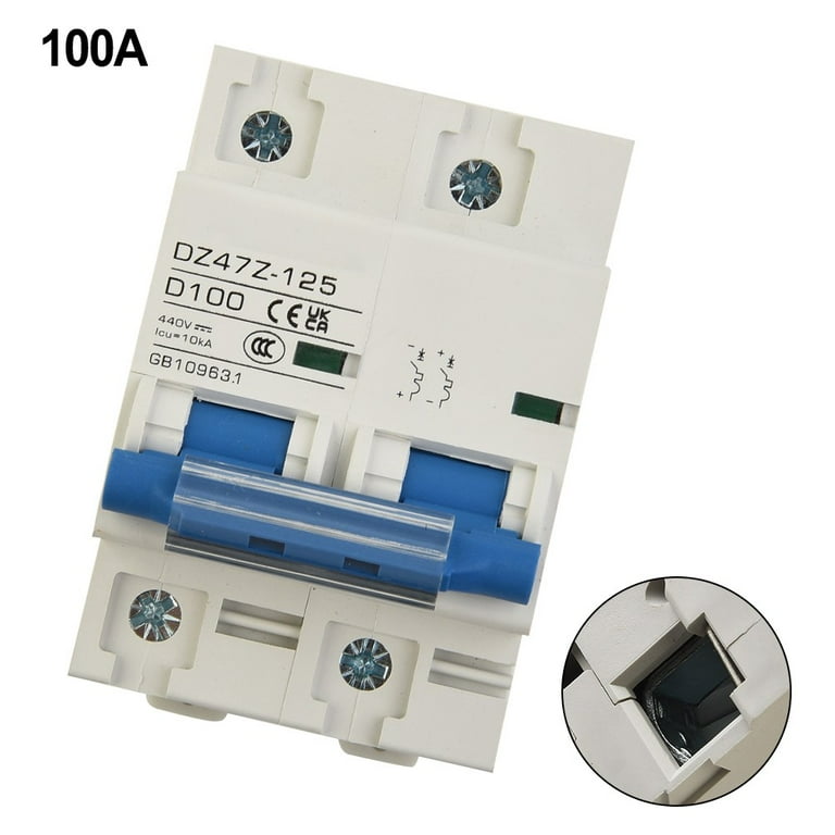 初売り初売り Dc Circuit Circuit Solar C Type Mcb Dual Pole 2 440V Breaker ブレーカー・ブレーカーボックス