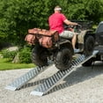 thumbnail image 3 of Big Boy EZ Rizer MF2-10214-EZ Aluminum 10' Arched Dual Runner Folding ATV Ramps by Black Widow, 3 of 7