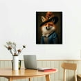 thumbnail image 3 of ONETECH Victorian Fox Vintage Gothic Canvas Art Print - Dark Academia Fox Wall Decor, Large Wall Art, Canvas 16x20 in, 3 of 5