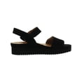 thumbnail image 2 of L'Amour des Pieds Womens ABRILLA Suede Casual Platform Sandals, 2 of 3