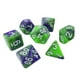 thumbnail image 3 of Dados acrílicos divertidos, juego de dados D20 D8 D12 D4, juego de mesa, dados poliédricos para Verde, 3 of 6