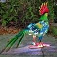 thumbnail image 3 of HWRETIE Solar Metal Garden Statue Led Light Outdoor Yard Decor Pathway Stake Lamp Decorative Garden Sculpture Waterproof Solar Powered Lawn Accent Light, 3 of 7