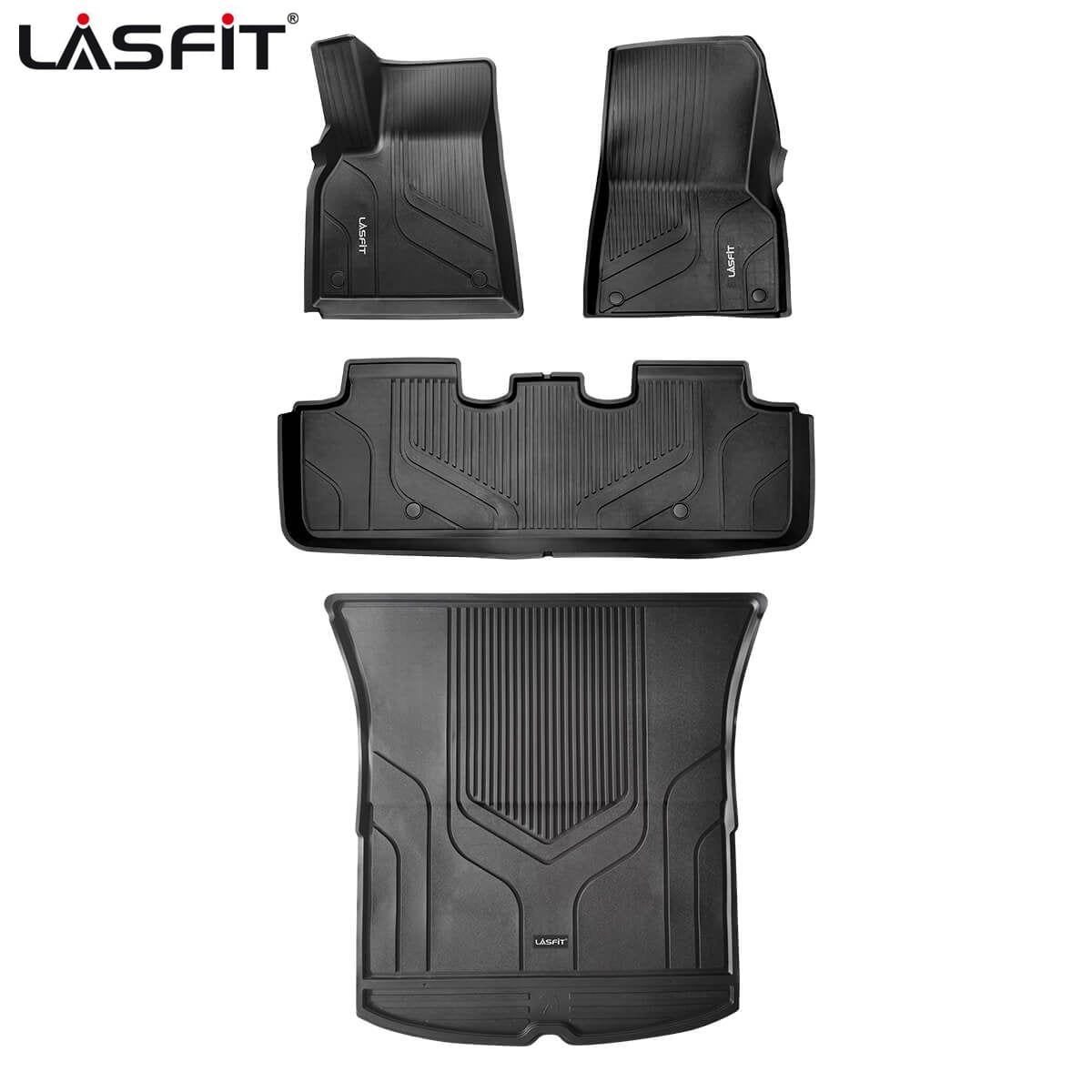 LASFIT Tesla Model Y 2020 2021 2022 Custom Floor Mats TPE Material 1st