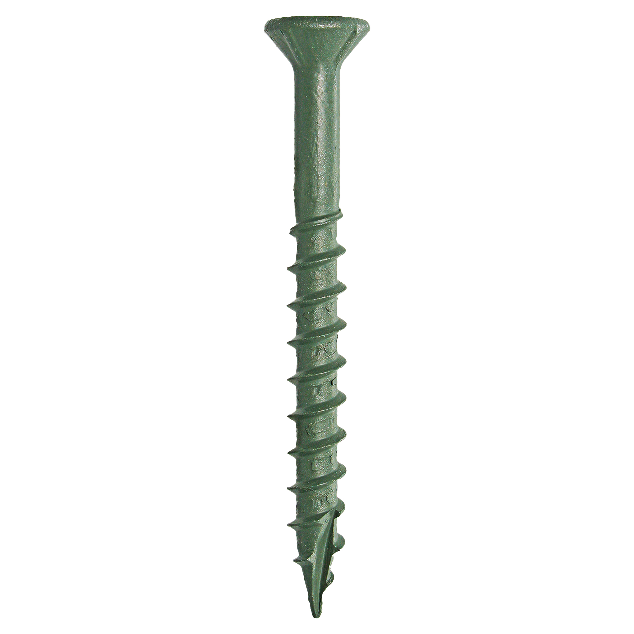 Grip-Rite PrimeGuard Plus #9 x 2 in. Green Wood to Wood Deck Screw 1lb.