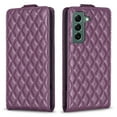 thumbnail image 2 of Feishell Vertical Flip Wallet Case for Samsung Galaxy S21 Plus,for Women Men, Premium PU Leather with RFID Blocking Credit Card Slots Magnetic Shockproof Kickstand Phone Case,Darkpurple, 2 of 9