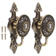 thumbnail image 4 of 2 ganchos decorativos para cortinas, colgadores de cortinas de aleación, ganchos para sombreros, 4 of 8