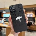 thumbnail image 1 of Funda de silicona suave a prueba de golpes para iPhone, carcasa bonita con dibujos de osos para modelos 11, 12, 13, 14 Pro MAX, Mini, XR, X, XS, 7, 8 Plus, SE 2, 3 Fivean unisex, 1 of 2