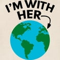 thumbnail image 2 of CafePress - I'm With Her Tote Bag - Unisex Canvas Tote Bag, Beige, 1-Piece, 2 of 6