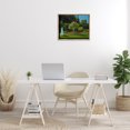 thumbnail image 3 of Stupell Industries Classic Monet Lady in Garden Landscape & Nature Painting Brown Floater Framed Canvas Art Print Wall Art, 21 x 17, 3 of 10
