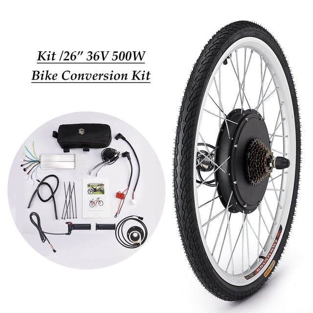 26"x1.75" Wheel size 36V 500W Electric Bike Conversion Kit for Rear Wheel Motor Hub Control