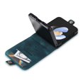 thumbnail image 6 of TECH CIRCLE Wallet Phone Case For Samsung Galaxy Z Flip 5,Premium PU Leather High-quality Durable Shockproof Full Body Protective Phone Cover With Magnetic Buckle Flip Card Pocket Case,Blue, 6 of 8