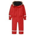 thumbnail image 2 of GiLiling Combinaison de Neige pour Enfants Garçons Filles, Combinaison une Pièce d'Hiver, Salopette Imperméable pour Planche à Neige et Ski (Rouge, 3-4 Ans), 2 of 3