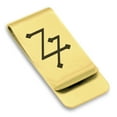 thumbnail image 1 of Stainless Steel Lead Alchemy Symbol Classic Slim Money Clip Credit Card Holder, 1 of 2