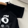 thumbnail image 5 of Toddler Boy First Day of School Outfit Short Sleeve Tops and Shorts Set Back to School Clothes 6-12 Months 12-24 Months 2t 3t 4t 5t 6t 7t 8t 9t Children 5-6 Years, 5 of 7