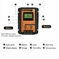 thumbnail image 4 of Motor Genic 12/24V 70A MPPTSolar Charger Controller Panel Battery Regulator Dual USB, 4 of 8