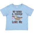 thumbnail image 3 of Inktastic Nana and Poppop Love Me Girls Toddler T-Shirt, 3 of 5