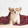 thumbnail image 4 of Yiaed Red Glitter Print Dog Blankets-Cat Blanket Washable for Couch Protection,Puppy Blanket, Soft Plush Reversible Throw Furniture Protector-Small, 4 of 8