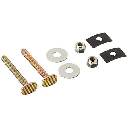 

DANCO Brass Closet Bolts with Nuts and Washers Toilet Bolt Set 1/4 inch x 2-1/4 inch Brass 2-Set (80156)