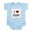 Sky Blue, variant on CafePress - I * Kale Infant Creeper - Baby Light Bodysuit, Size Newborn - 24 Months