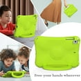 thumbnail image 5 of Allytechgroup Kids Cas for Apple iPad mini 1 2 3 4 5, Cute Football Design EVA Silicone Shockproof Kids Friendly Handle Stand Anti-Scratch Tablet Case Cover for iPad mini 1st 2nd 3rd 4th Gen,Green, 5 of 5