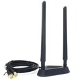thumbnail image 2 of 2.4G/5G Frequency Extension Cable Antenna Wifi Router Wireless Network Card 8Db Sma Antenna Magnetic, 2 of 4