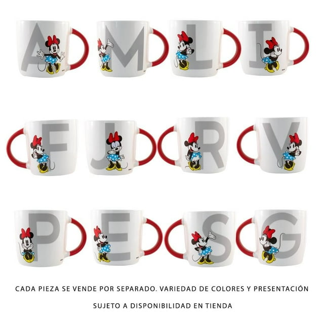 Taza Regalos Siglo XXI Cerámica Diseño Letra Minnie Varios Modelos 1 Pieza