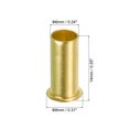 thumbnail image 2 of Unique Bargains 6mm ID 8mm OD Laiton Compression Insert, 24Pcs Insert Tube Support Compression Raccord Accessoires Kit, 2 of 5