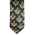 thumbnail image 1 of Masonic Square & Compass Religious Neck tie sku 1056, 1 of 1