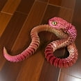 thumbnail image 6 of Qonioi 3D Printed Snake Hand Toy with Movable Joints, Realistic Plastic Figurine for Desk Decor Collector Gift, 45cm Flexible Reptile Model, 6 of 6