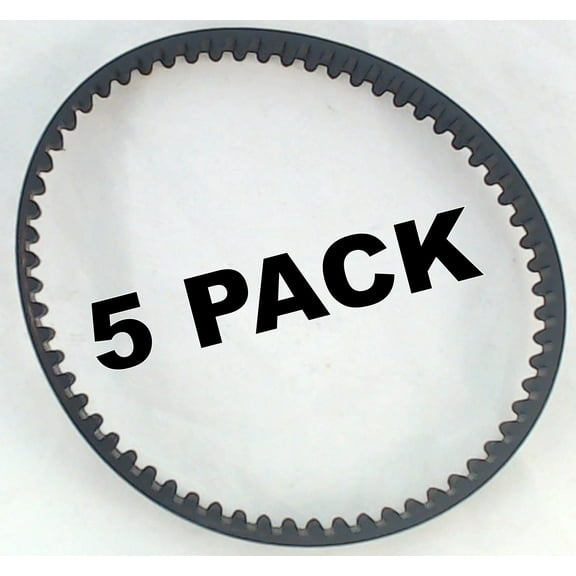 5 Pk, Bissell Deepclean Essential Cogged Brush Belt, 1601542