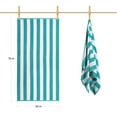 thumbnail image 4 of Toalla LULUHOME, grande, algodón, 91 x 178 cm, color turquesa, 4 of 8