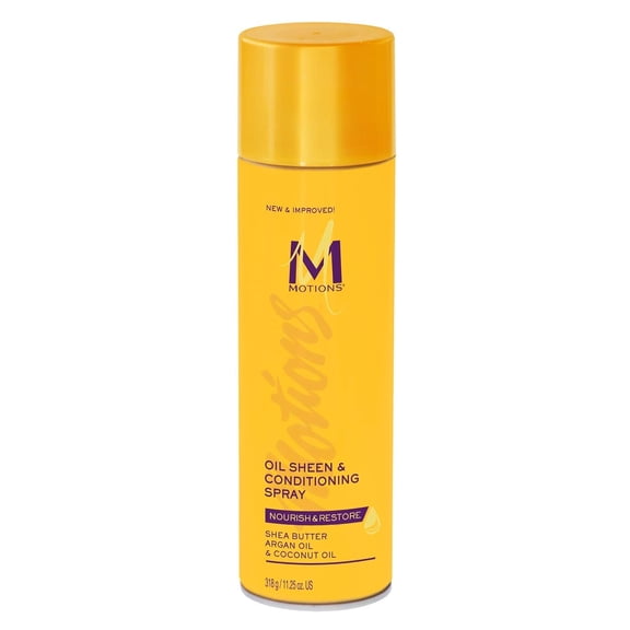 Motions Oil Sheen and Conditioning Spray Shea Butter Argan Oil and Coconut Oil, 11.25 Oz