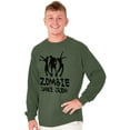 thumbnail image 5 of Zombie Dance Crew Walking Apocalypse Long Sleeve TShirt Men Women Brisco Brands L, 5 of 6