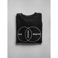 thumbnail image 3 of Life, Burpees, Death Design Sweatshirt Men -Image by Shutterstock, Male Large, 3 of 4