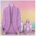 thumbnail image 4 of Jessica Simpson Women’s Designer Laptop Backpack with Side Pockets, Wallet | 2 Piece Backpack Change Purse Keychain Set for Women in Pastel Butterflies, 4 of 9