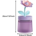 thumbnail image 3 of Generic Mini Humidifier with Flower Motif, Portable and Quiet, Two Spray Modes for Bedroom and Bedside Table, Purple, 3 of 7