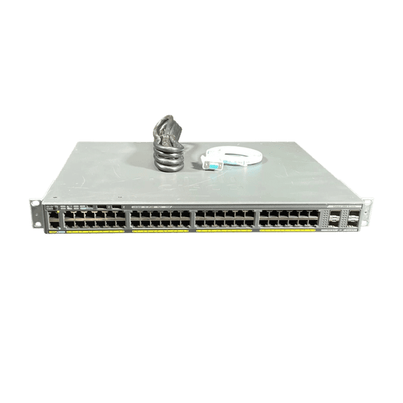 Restored Cisco WS-C2960X-48LPS-L 48 Port PoE+ Gigabit Switch (Refurbished)