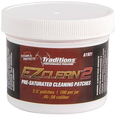Traditions Cleaning Patches - Traditions Performance Firearms EZ Clean 2 Pre-Saturated Cleaning Patches