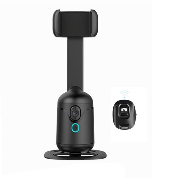 Smart AI Gimbal Auto Face Tracking Tripod, 360° Rotating with Remote & Gesture Control for Video Recording,,Vlog