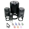 thumbnail image 1 of Digital Mouse Arrow Pointer Icon Self-Inking Rubber Stamp Ink Stamper - Pink Ink - Small 3/4 Inch, 1 of 7